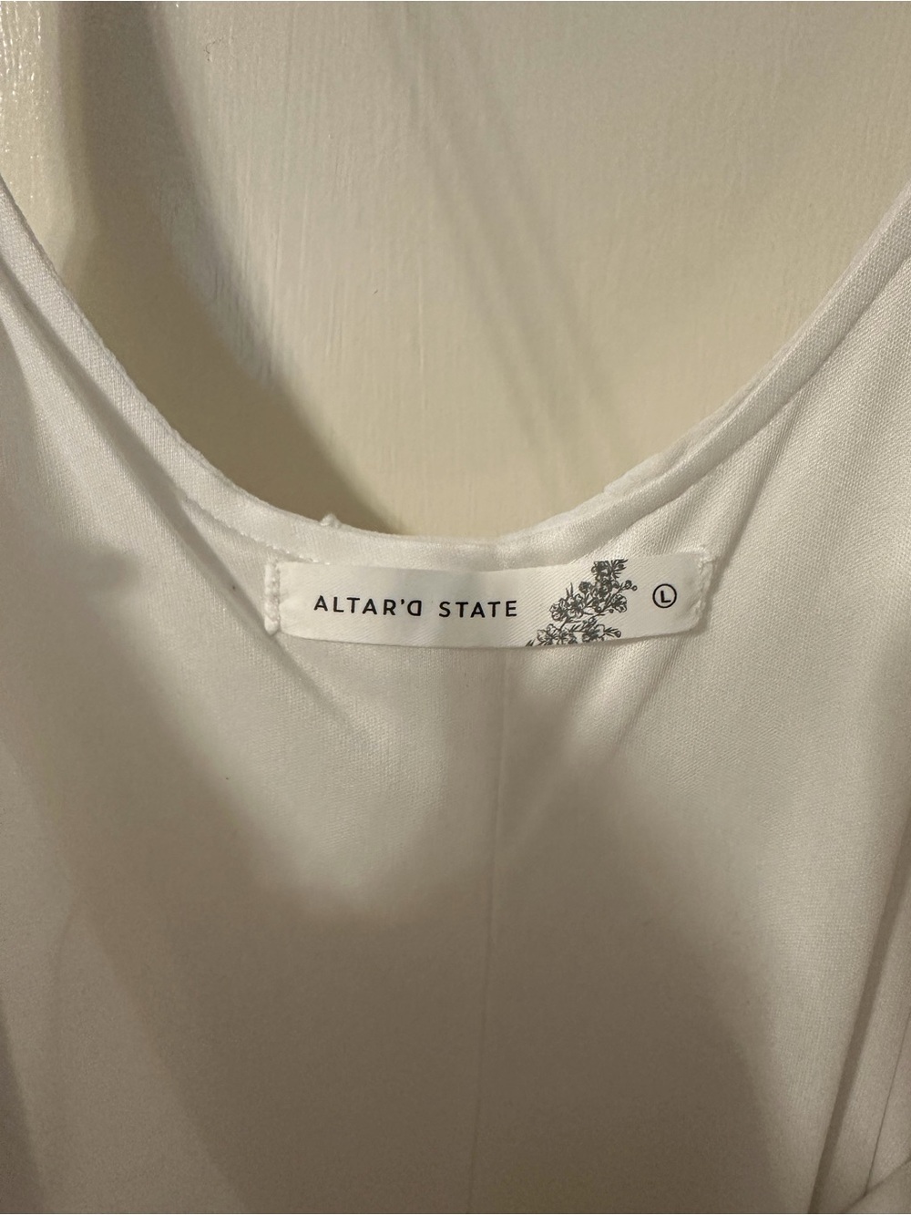 Altar'd State White Ruffle Maxi Dress - Picture 5 of 6